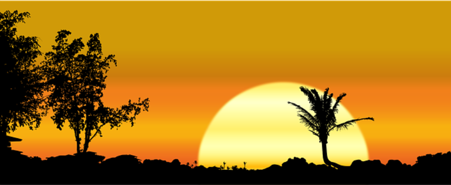 Beautiful Hawaii sunset