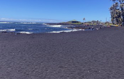 Punalu'u Black Sand Beach